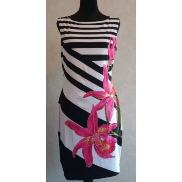 Vintage Designer Cache Women's Size Large Midi Dress - Picture 1 of 6